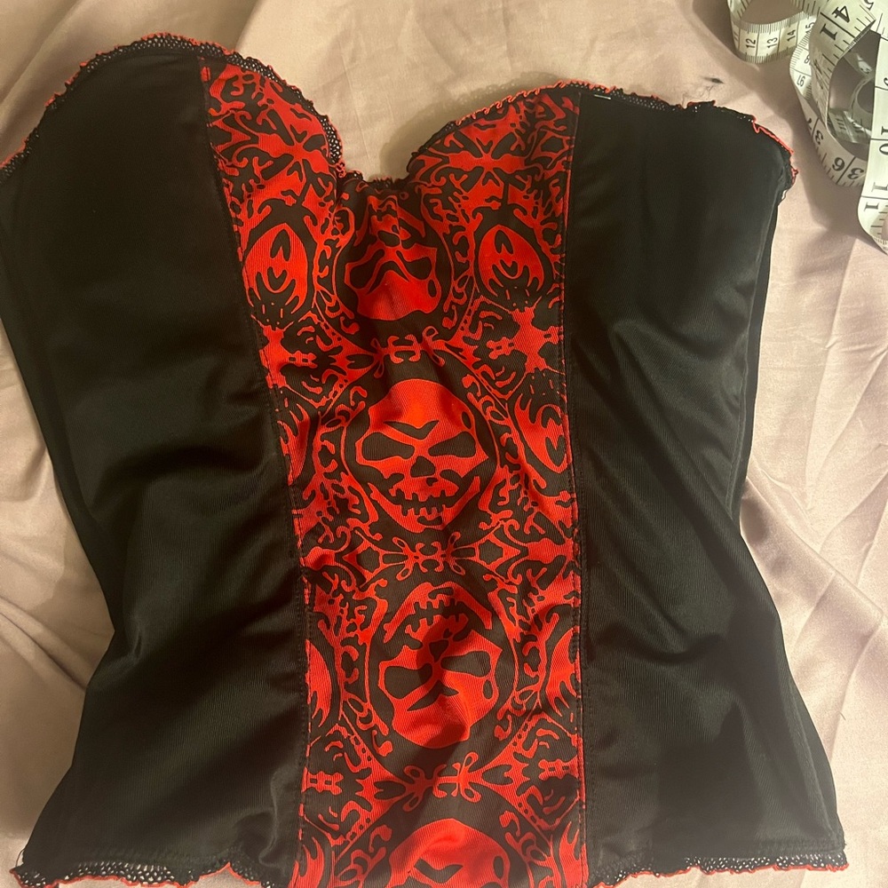 Skull corset top